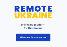 RemoteUkraine is a non-profit platform with remote jobs for Ukrainians from foreign companies, developed by the British.
