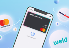 Перша криптокартка в Україні: Unex Bank, Mastercard та Weld Money запустили платіжну картку для розрахунків криптовалютою