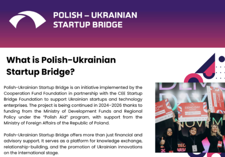 Polish-Ukrainian Startup Bridge оголошує про продовження прийому заявок на акселераційну програму для українських стартапів