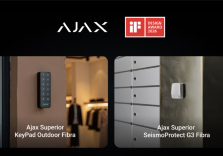 Ajax Systems здобула дві нагороди на iF DESIGN AWARD 2026